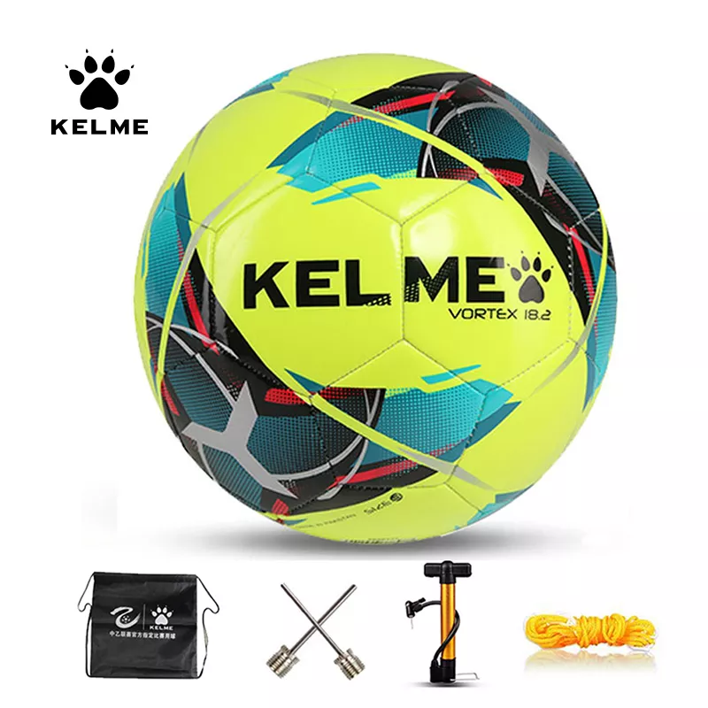 KELME 프로 축구 축구 공 TPU 크기 3 크기 4 크기 5 빨간색 녹색 목표 팀 경기 훈련 공 기계 바느질 9886130