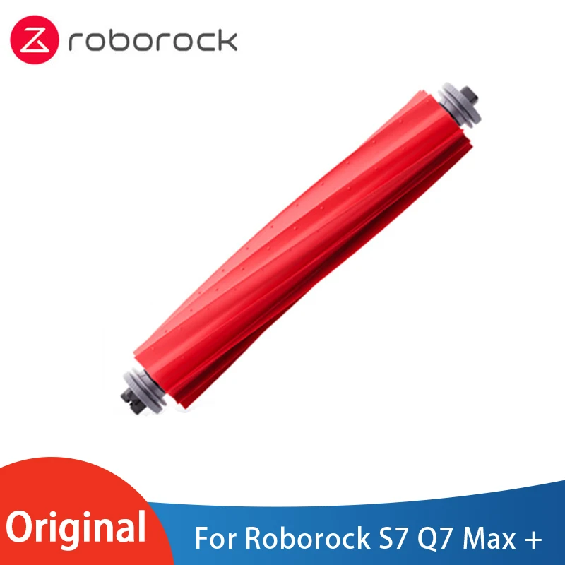 오리지널 Roborock S7 S75 Q7 Max + 로봇 진공 걸레 청소기 부품, 분리형 메인 브러시, 고무 질감 예비 교체