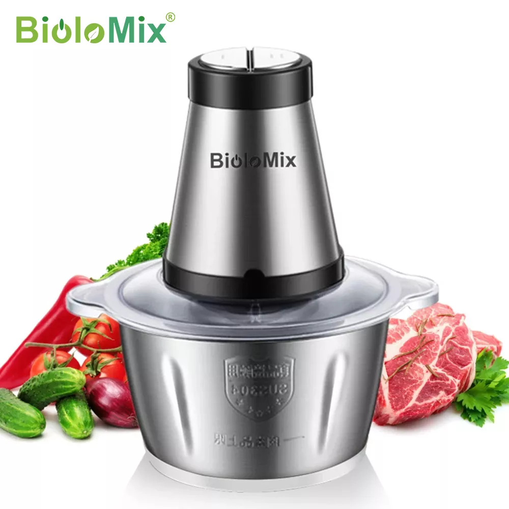 BioloMix-2 스피드 500W 스테인레스 스틸 2L 용량 전기 분쇄기