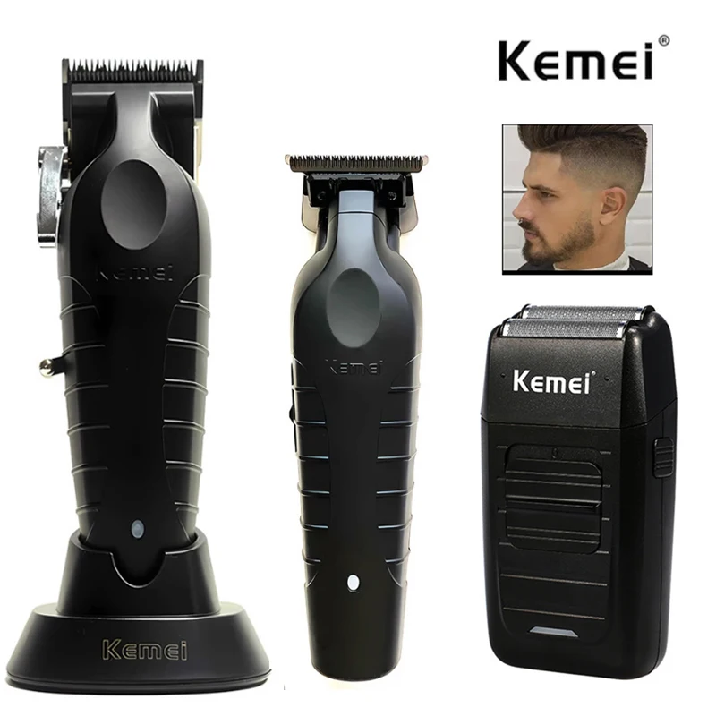 Kemei KM-2296 KM-2299 KM-1102 헤어 클리퍼 키트