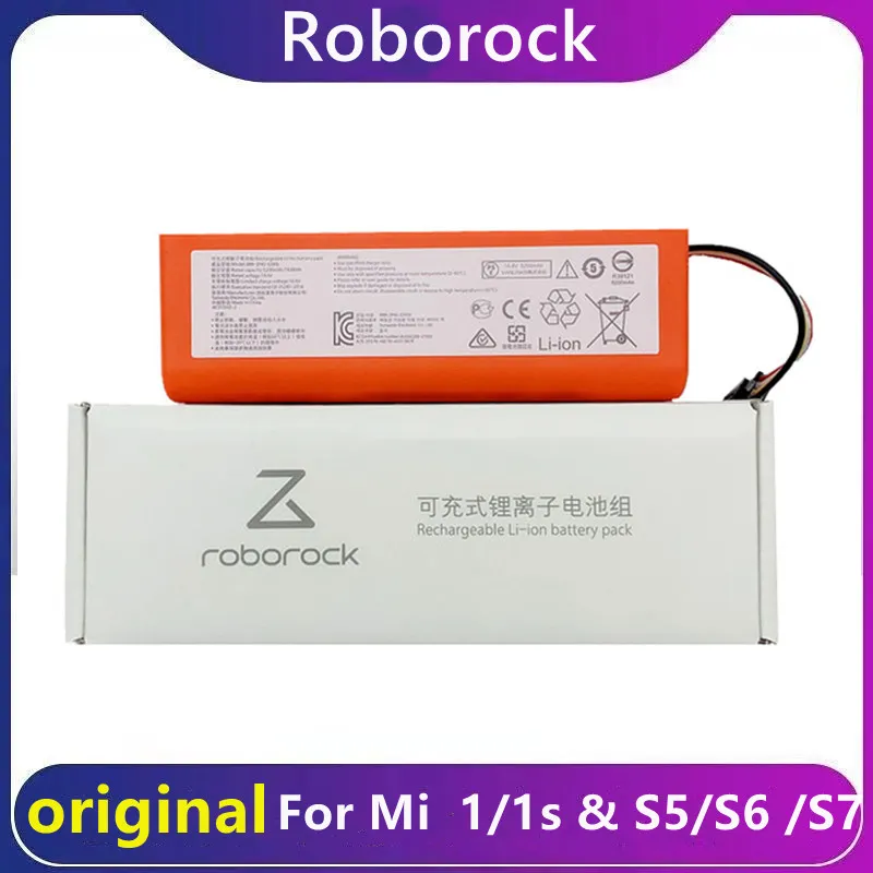 Roborock S5MAX S6MAXV S7 S75 청소 로봇 진공 청소기 부품에 적합한 정품 배터리