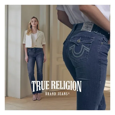 TRUE RELIGION 24SS 여성 소브텍 세미플레어핏 쿨 데님 2종