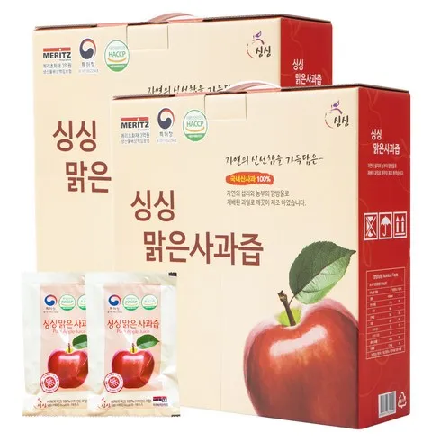 넉넉한 사람들 사과즙 100ml 100포