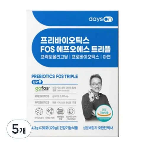 오한진 프리바이오틱스 FOS 트리플 12박스체험분10포