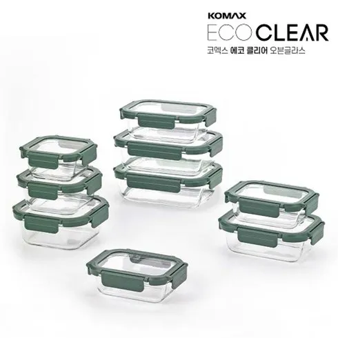 코멕스 ECO CLEAR 보관용기 10종 세트